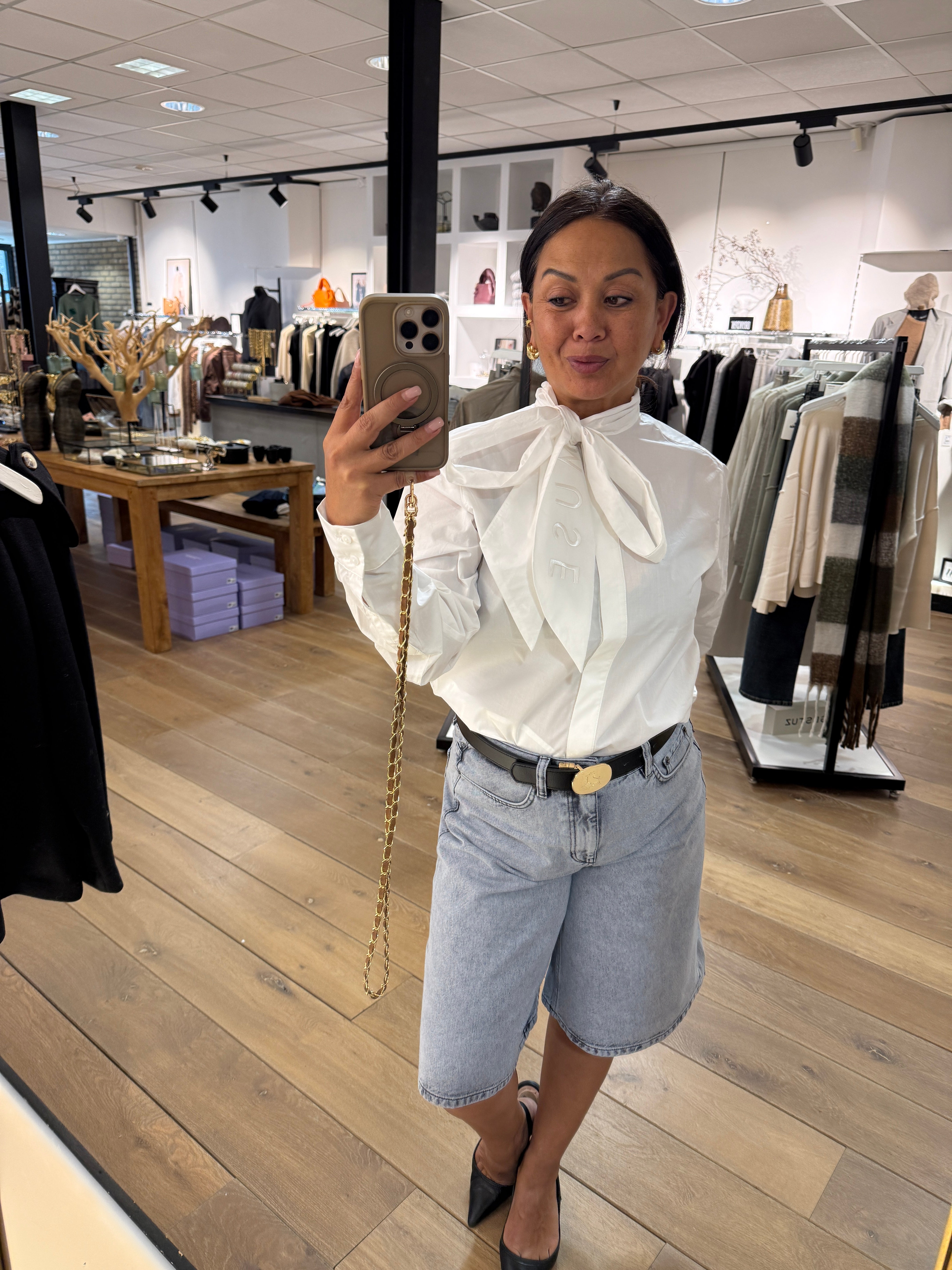 CPH Muse poplin shirt wit